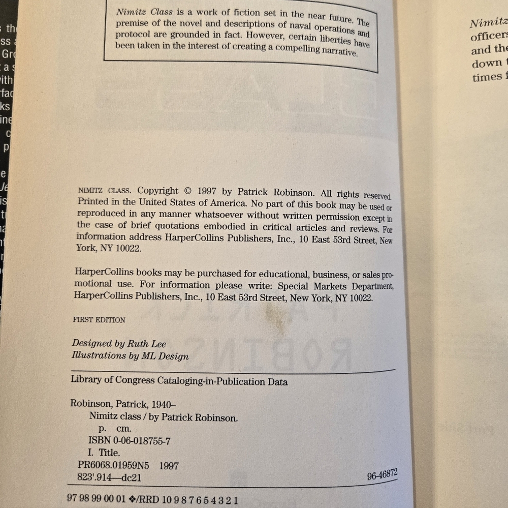 Nimitz Class Hardcover Book First Edition - Picture 2 of 4
